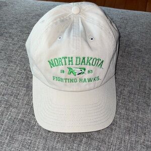 47 Brand Beige Cap with Green North Dakota Embroidery